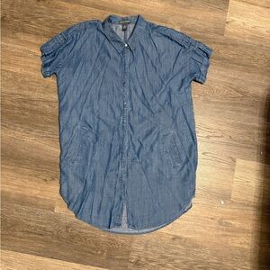 Chelsea & Theodore Blue Midi Dress